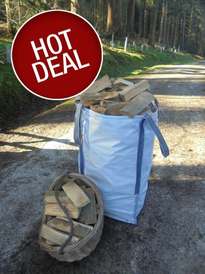 Thin softwood logs - local